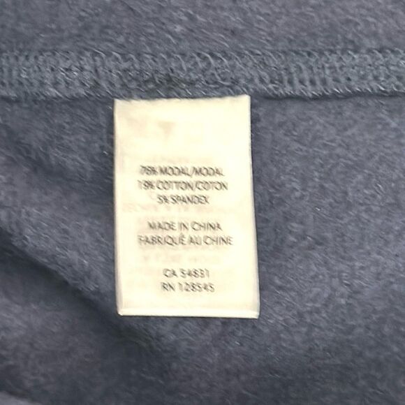 NWT Daniel Buchler Blue Sweatshirt Crew Neck Zip Details on the Front Men’s M - Picture 11 of 13